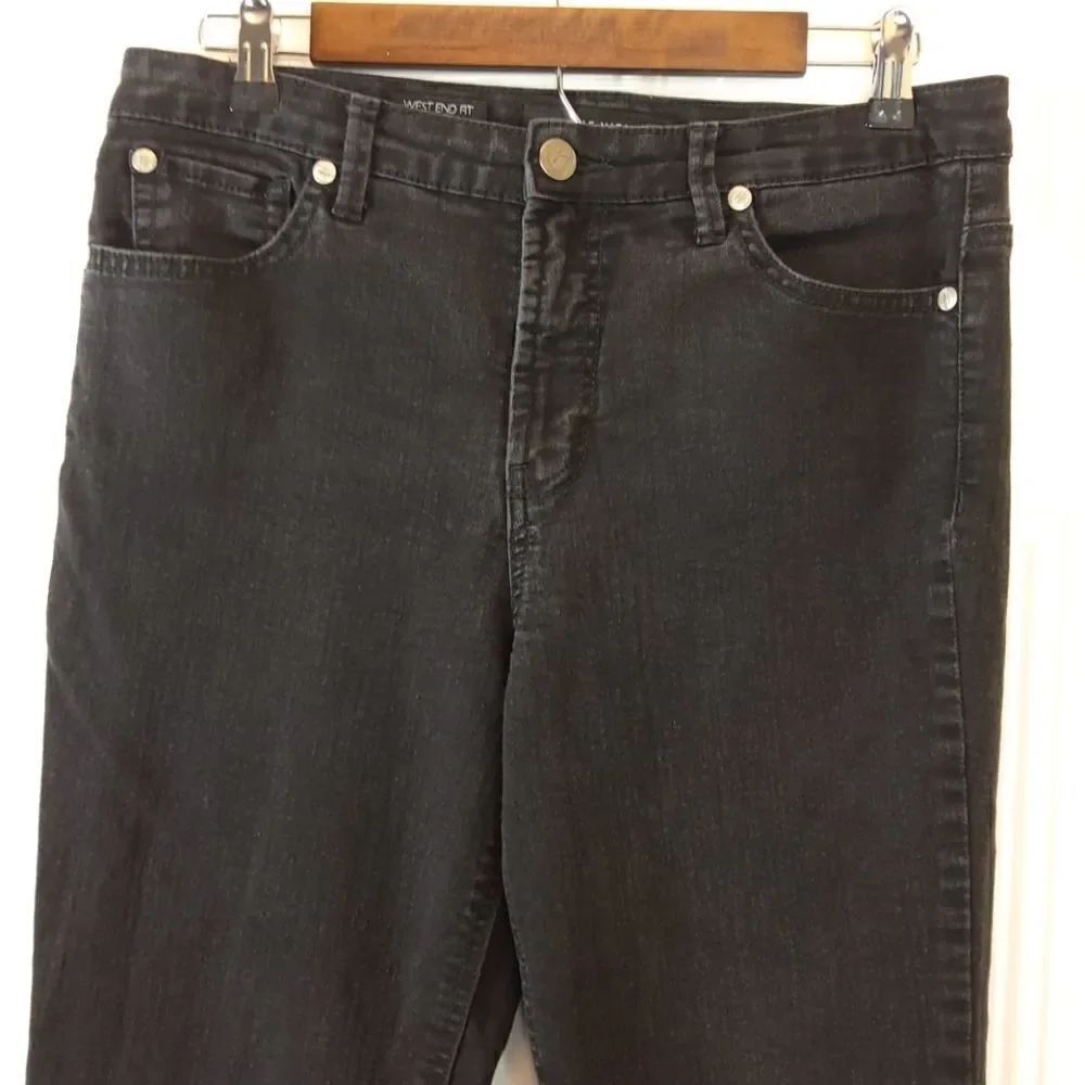 (3/$20)Ā NineāWestāEndāFitāblackābootcutājeans